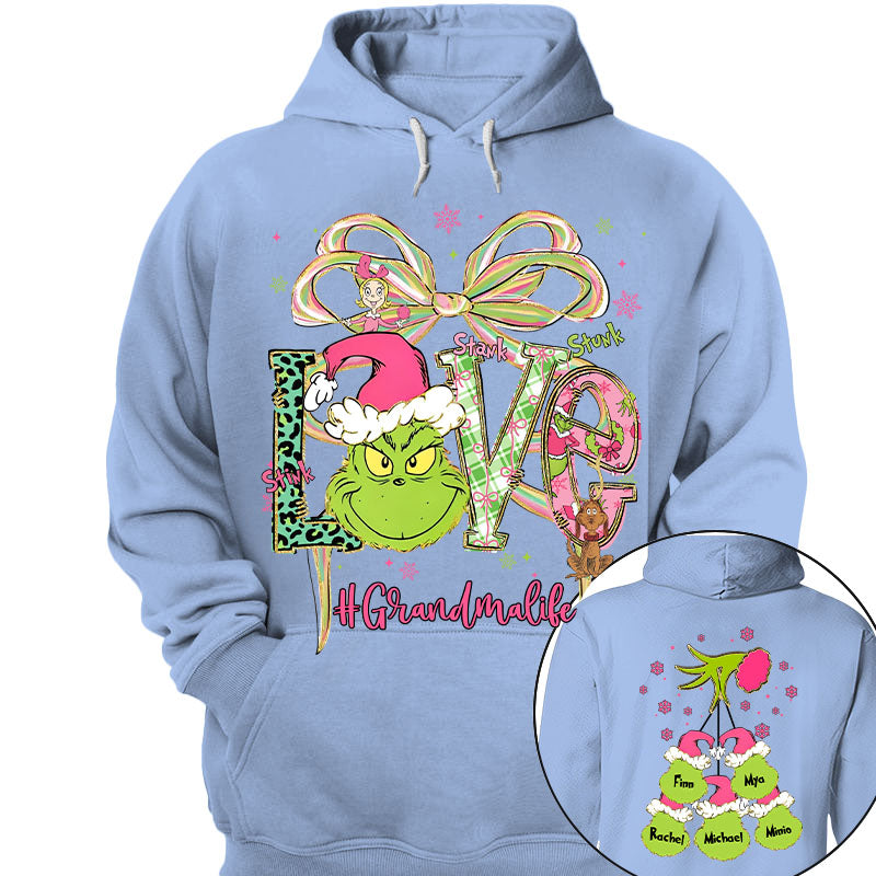 Grandma Christmas Sweatshirt - Personalized Gifts For Holly Jolly Xmas NA04