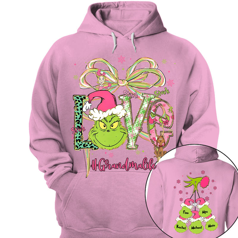 Grandma Christmas Sweatshirt - Personalized Gifts For Holly Jolly Xmas NA04
