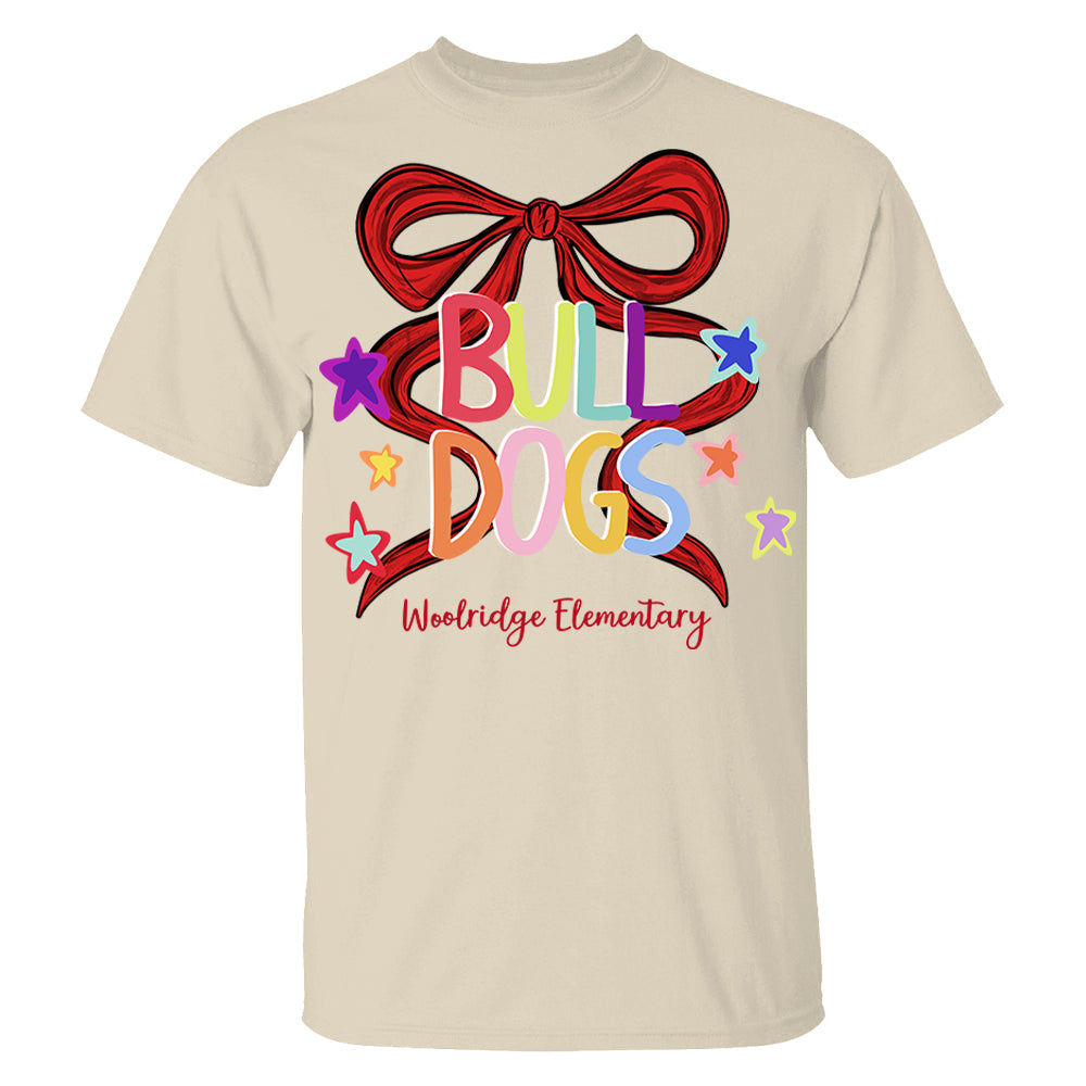 Personalized Preppy Mascot School Shirt, Custom School's Name, Coquette Mascot A2110 Li29