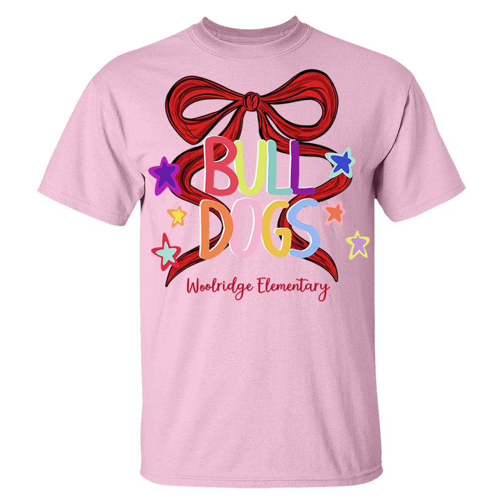 Personalized Preppy Mascot School Shirt, Custom School's Name, Coquette Mascot A2110 Li29