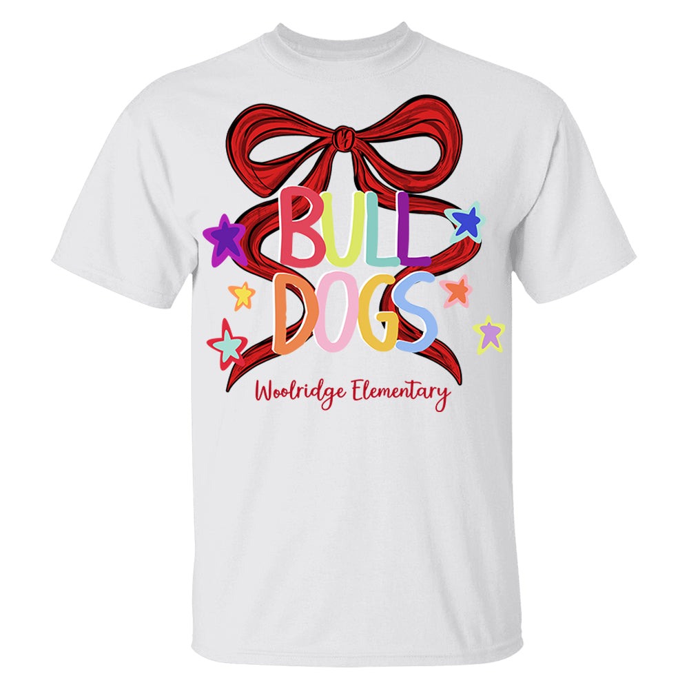 Personalized Preppy Mascot School Shirt, Custom School's Name, Coquette Mascot A2110 Li29