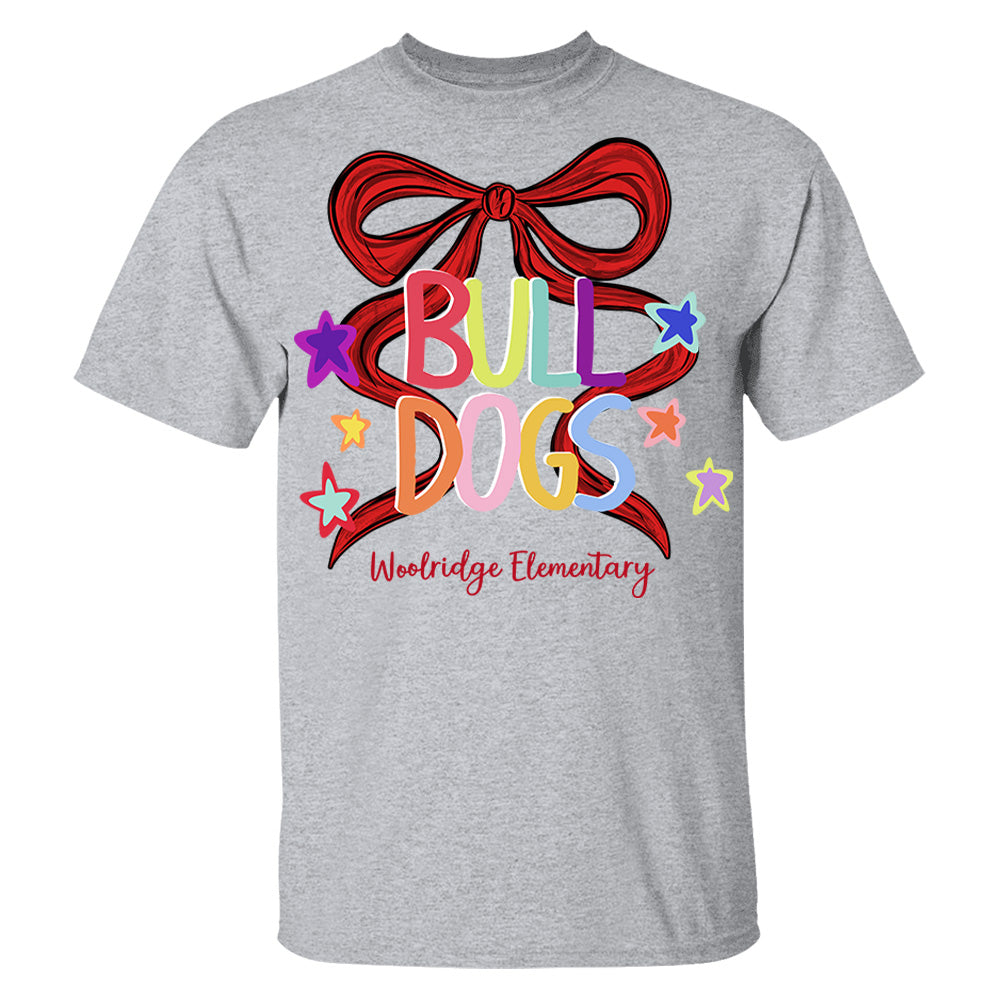 Personalized Preppy Mascot School Shirt, Custom School's Name, Coquette Mascot A2110 Li29