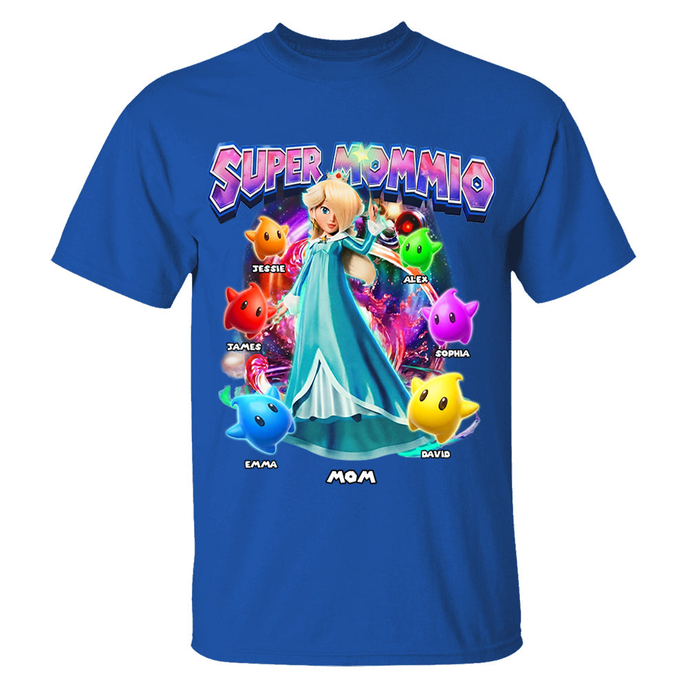 Personalized Vintage Princess Super Mommio T-Shirt, Super Mommio Retro 90s Graphic Tee, Universal Studios Shirt VH01