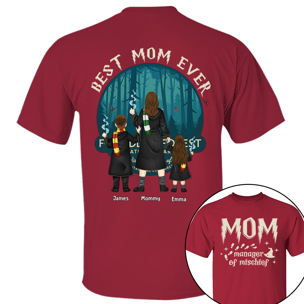 Custom Mom Manage Of Mischief Magical Mom Shirt - N3005 VH01