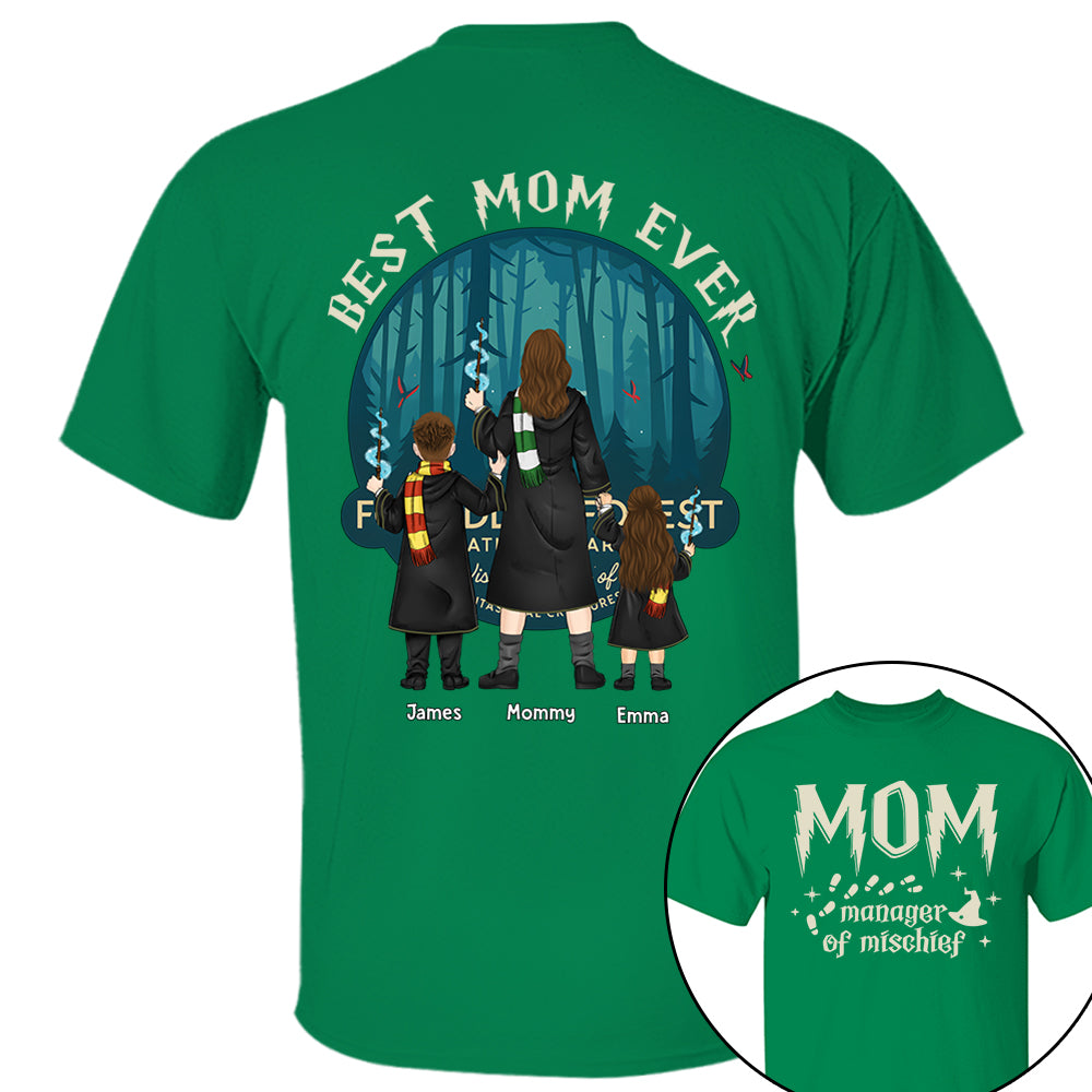 Custom Mom Manage Of Mischief Magical Mom Shirt - N3005 VH01