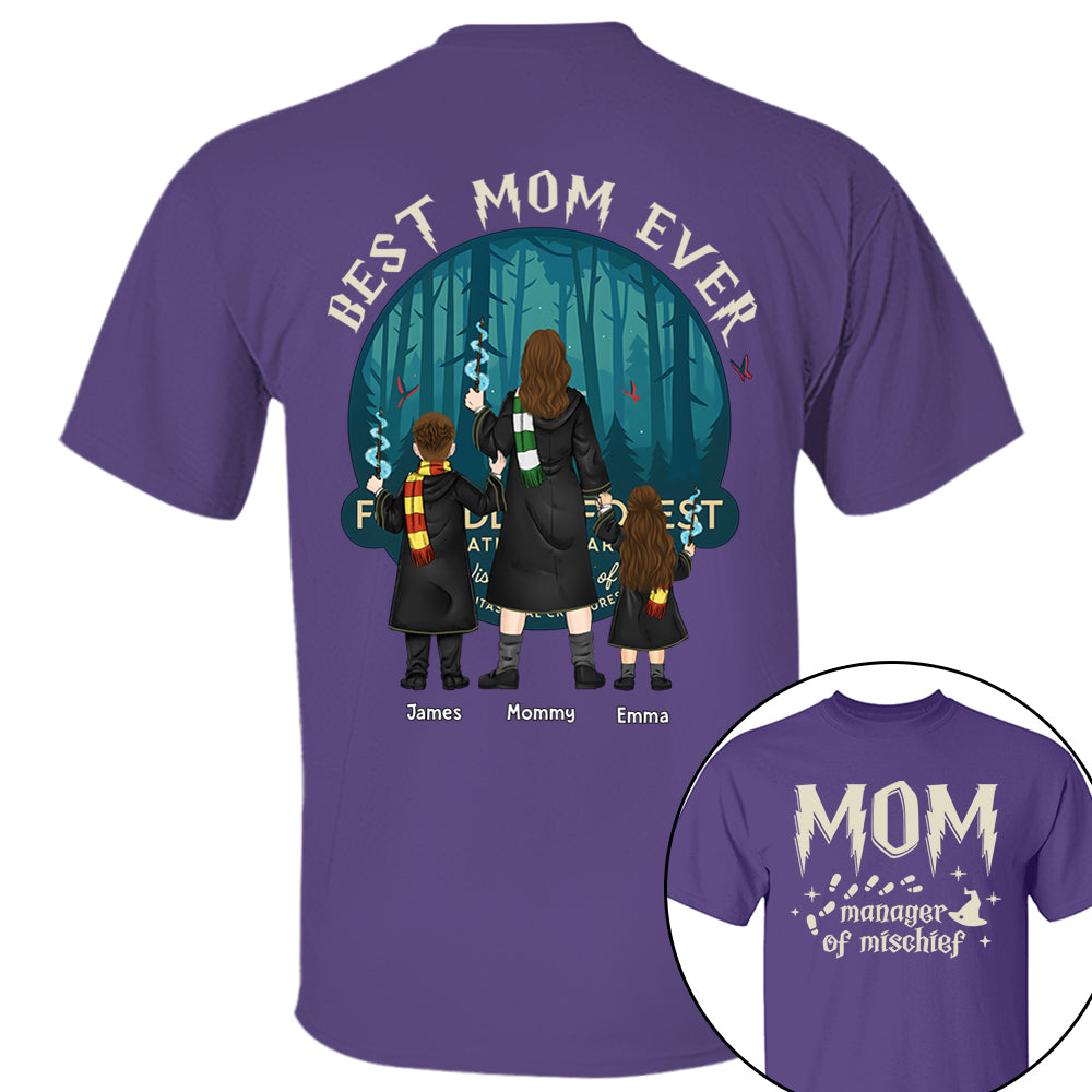 Custom Mom Manage Of Mischief Magical Mom Shirt - N3005 VH01