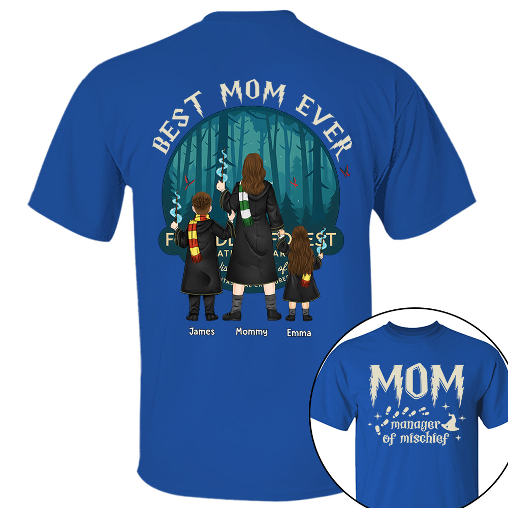 Custom Mom Manage Of Mischief Magical Mom Shirt - N3005 VH01