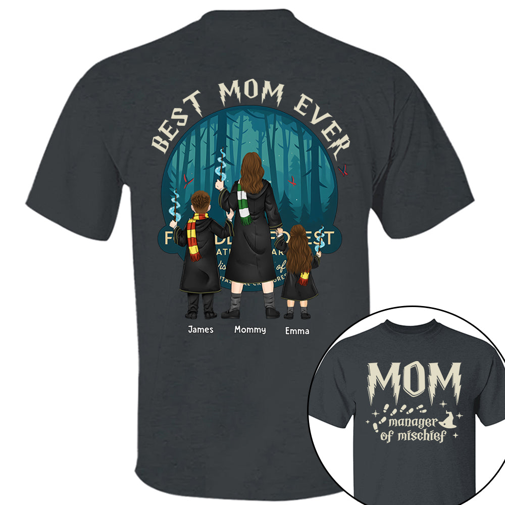 Custom Mom Manage Of Mischief Magical Mom Shirt - N3005 VH01
