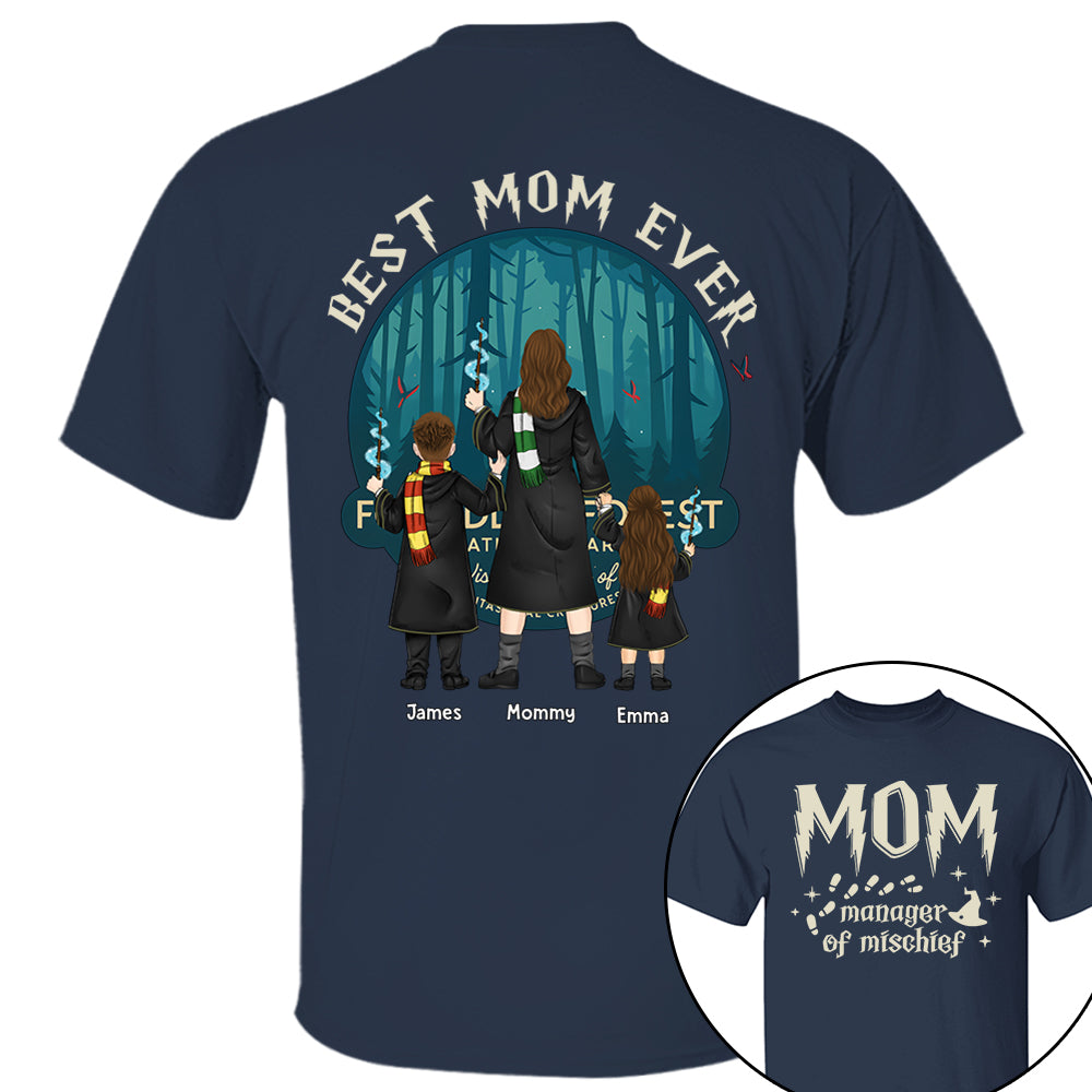 Custom Mom Manage Of Mischief Magical Mom Shirt - N3005 VH01