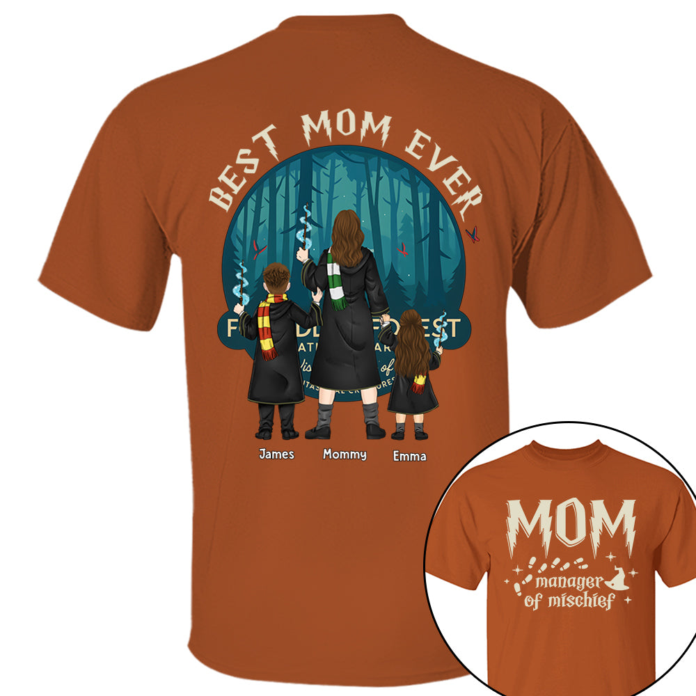Custom Mom Manage Of Mischief Magical Mom Shirt - N3005 VH01