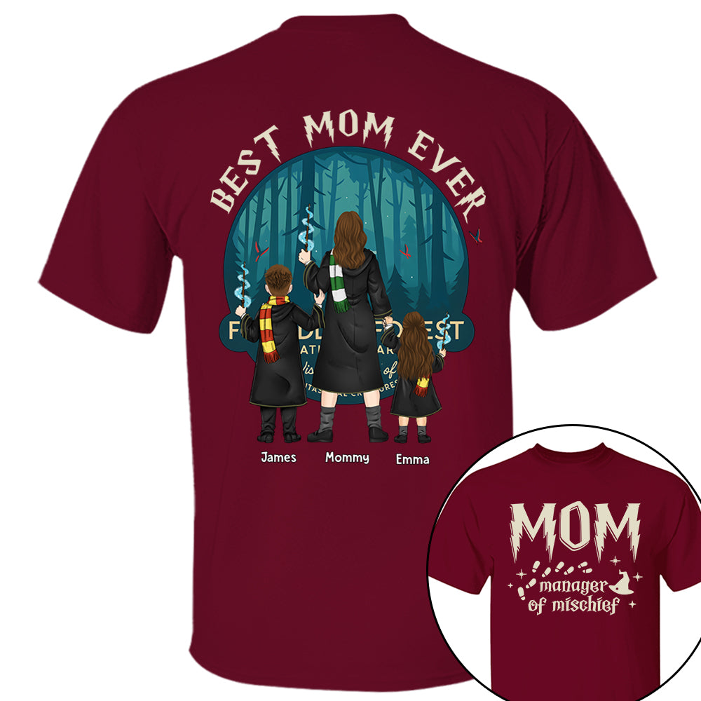 Custom Mom Manage Of Mischief Magical Mom Shirt - N3005 VH01