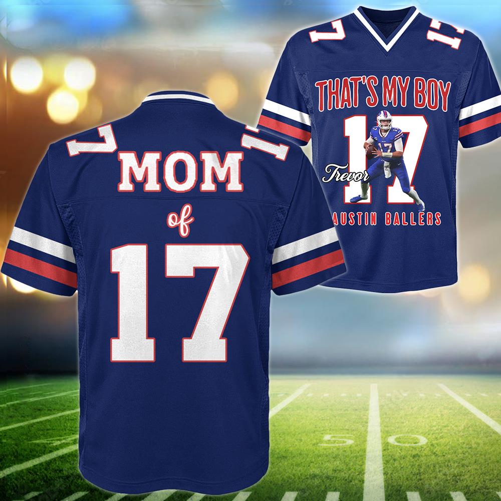 That's My Boy Personalized All Over Print Shirt For Football Mom Grandma Sport Family Na02 Nh00