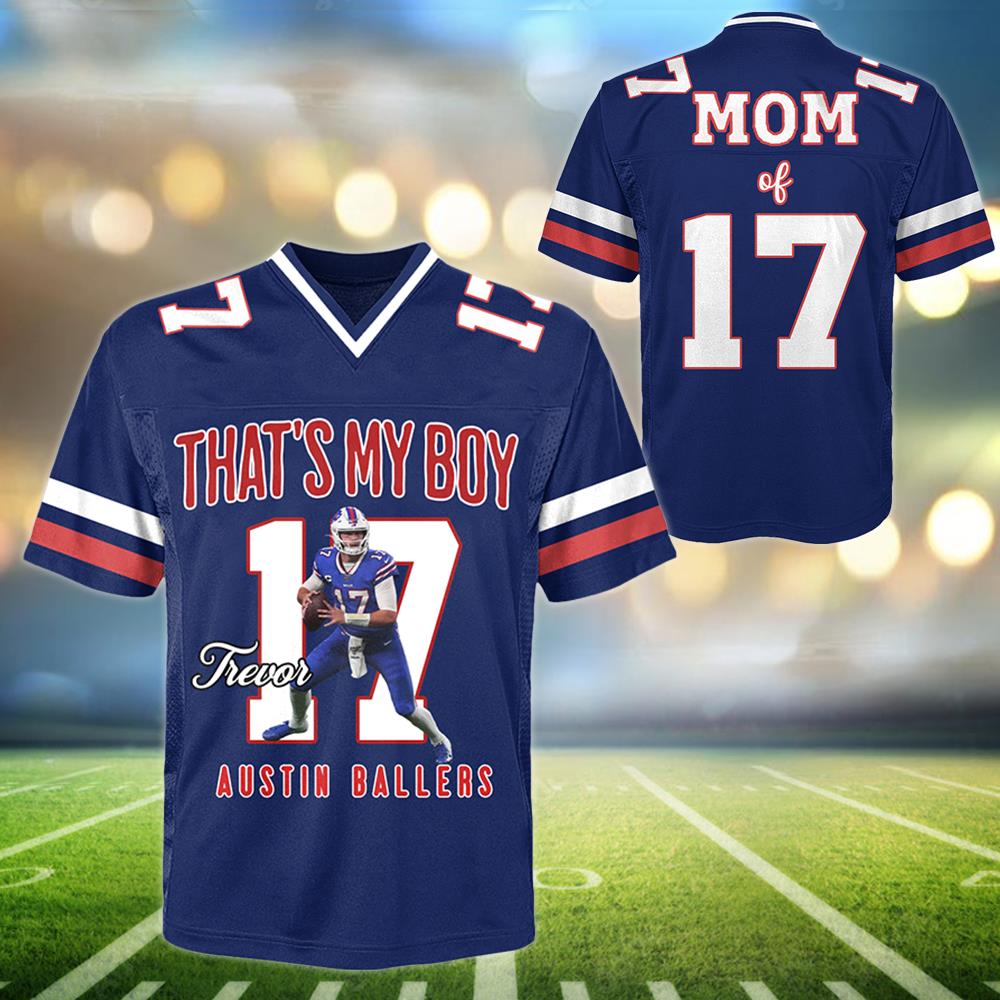 That's My Boy Personalized All Over Print Shirt For Football Mom Grandma Sport Family Na02 Nh00