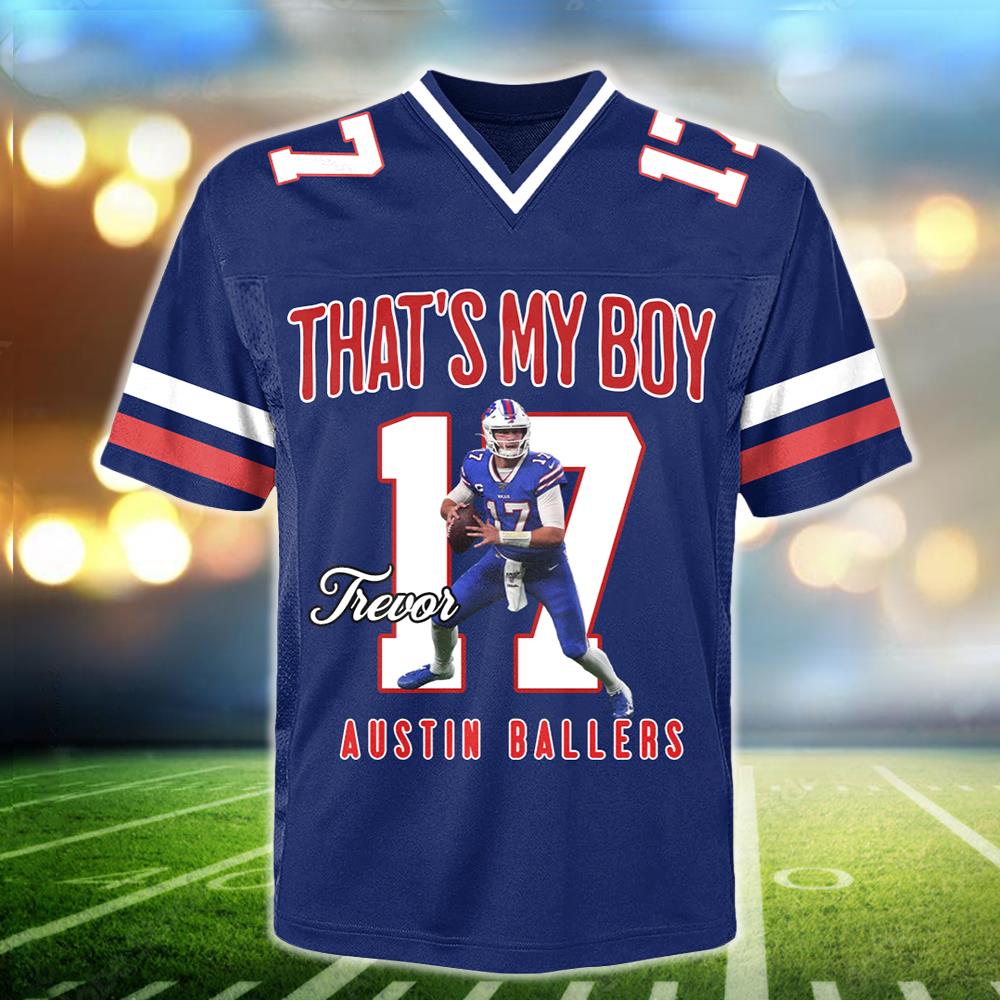 That's My Boy Personalized All Over Print Shirt For Football Mom Grandma Sport Family Na02 Nh00
