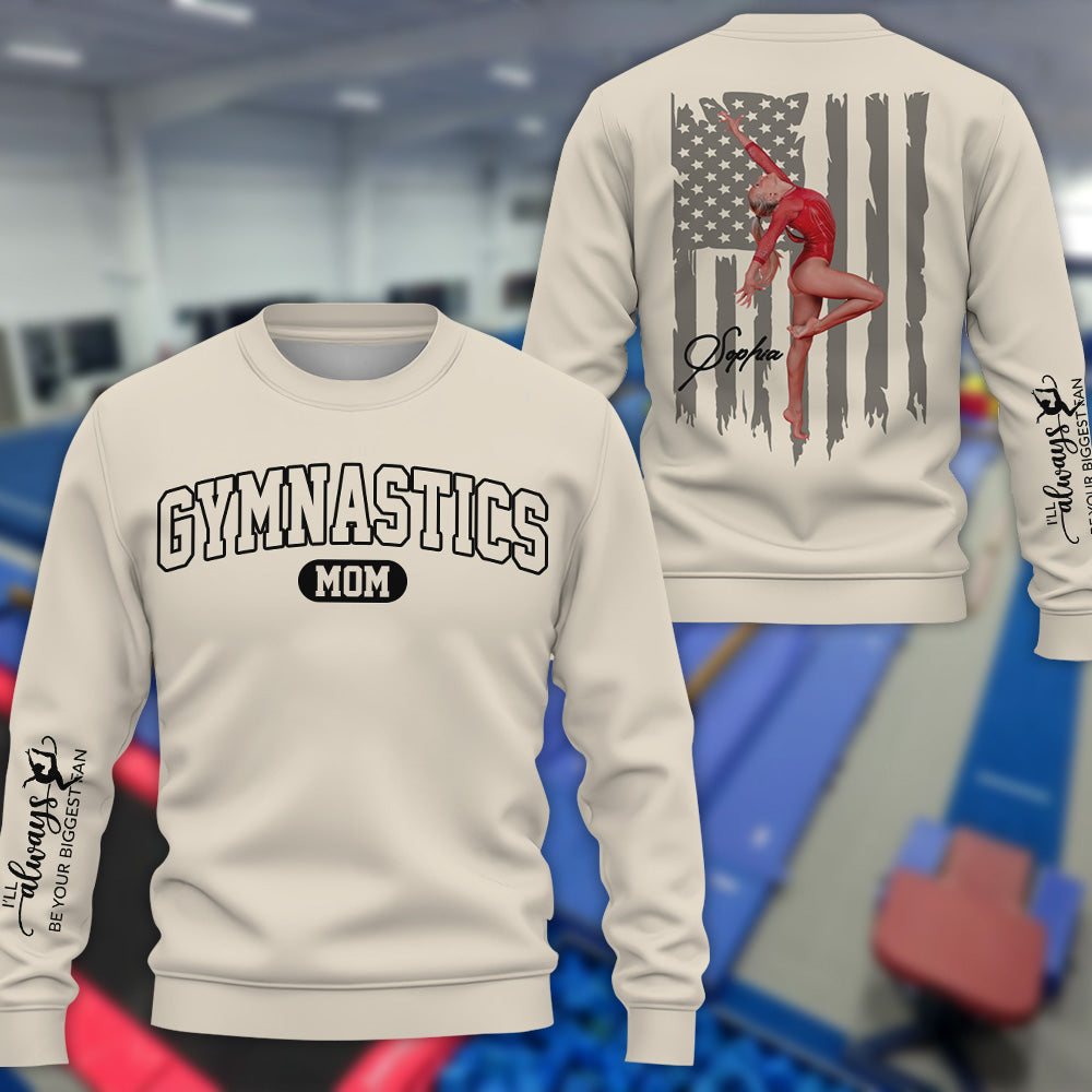 Gymnastics Mom - My Heart Is On That Floor- Personalized Shirt For Gymnastics Family A2110 Pt99