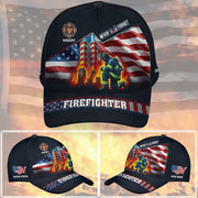 9.11 Never Forget Classic Cap, Personalized All Over Print Classic Cap For Firefighter T1807 Do99