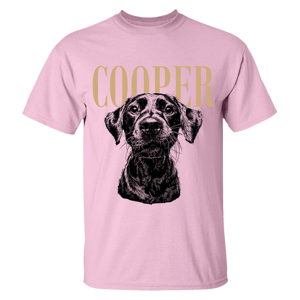 Custom Pet Photo And Name Shirt,Personalized Comfort Colors Pet Shirt,Customized Picture Dog Shirt,Dog Lover Gift,Cat Mom Gift,Pet Loss Gift VH01