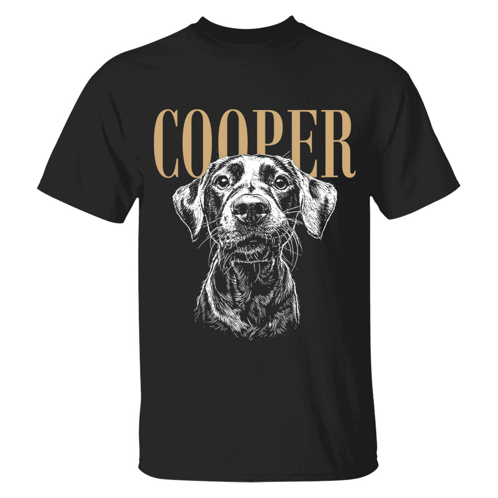 Custom Pet Photo And Name Shirt,Personalized Comfort Colors Pet Shirt,Customized Picture Dog Shirt,Dog Lover Gift,Cat Mom Gift,Pet Loss Gift VH01