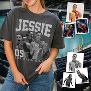 Volleyball Lover - Personalized Washed Tee Custom Sport Players Sport Family NA04