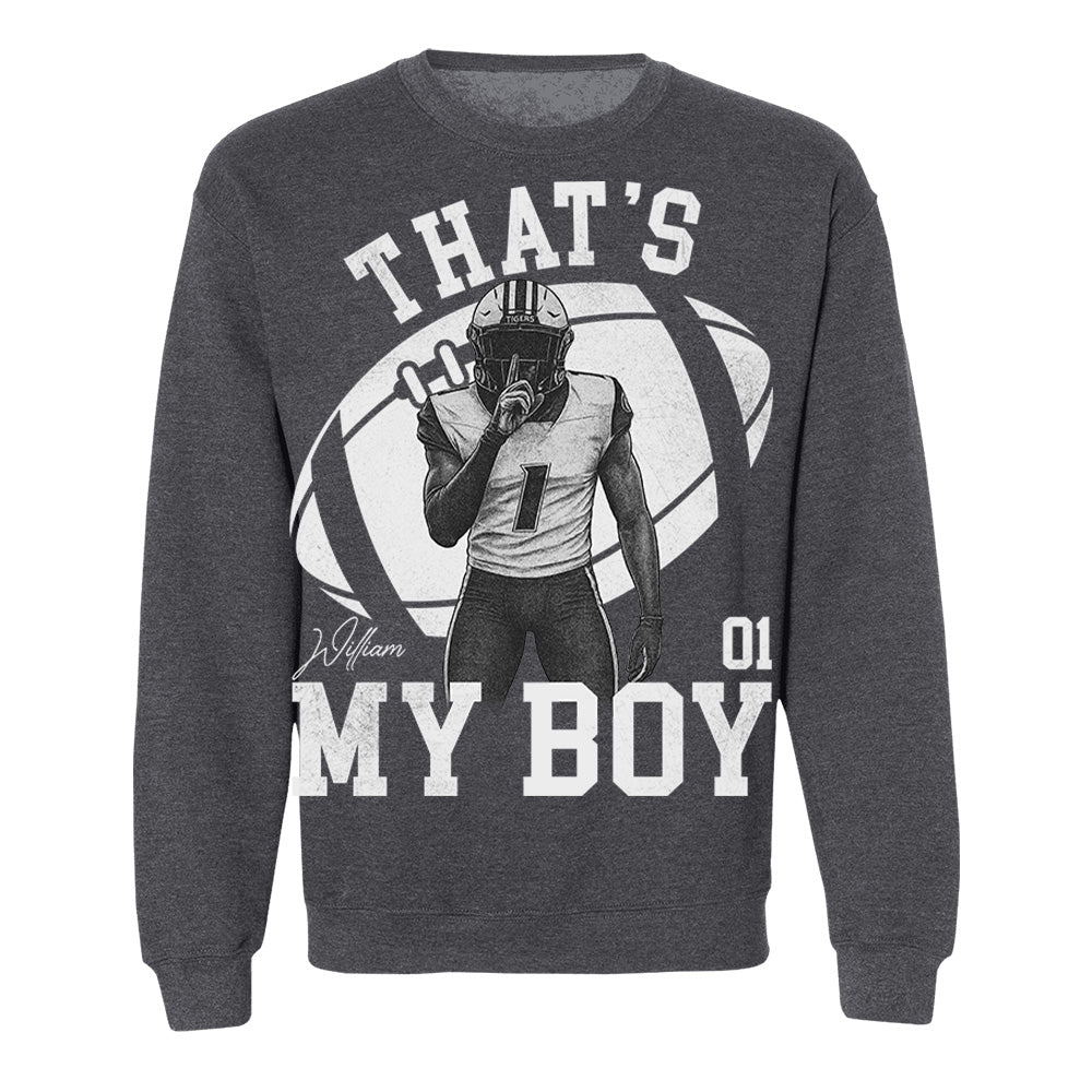 That’s My Boy - Washed Tee Retro Bootleg Shirt - Custom Photo Football Players - Gift For Sport Family T1807 T24