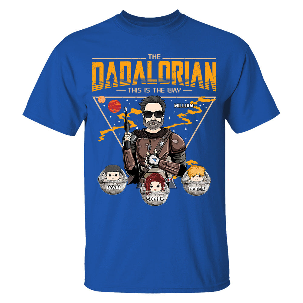 The Dadalorian This Is The Way - Personalized Shirt Gift For Dad DO98
