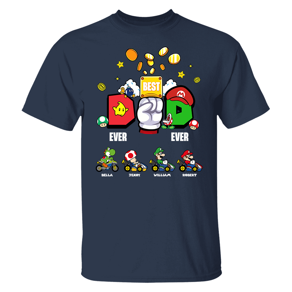 Personalized Best Dad Ever Shirt, Super Daddio Shirt, Super Dad, Father's Day Gift
