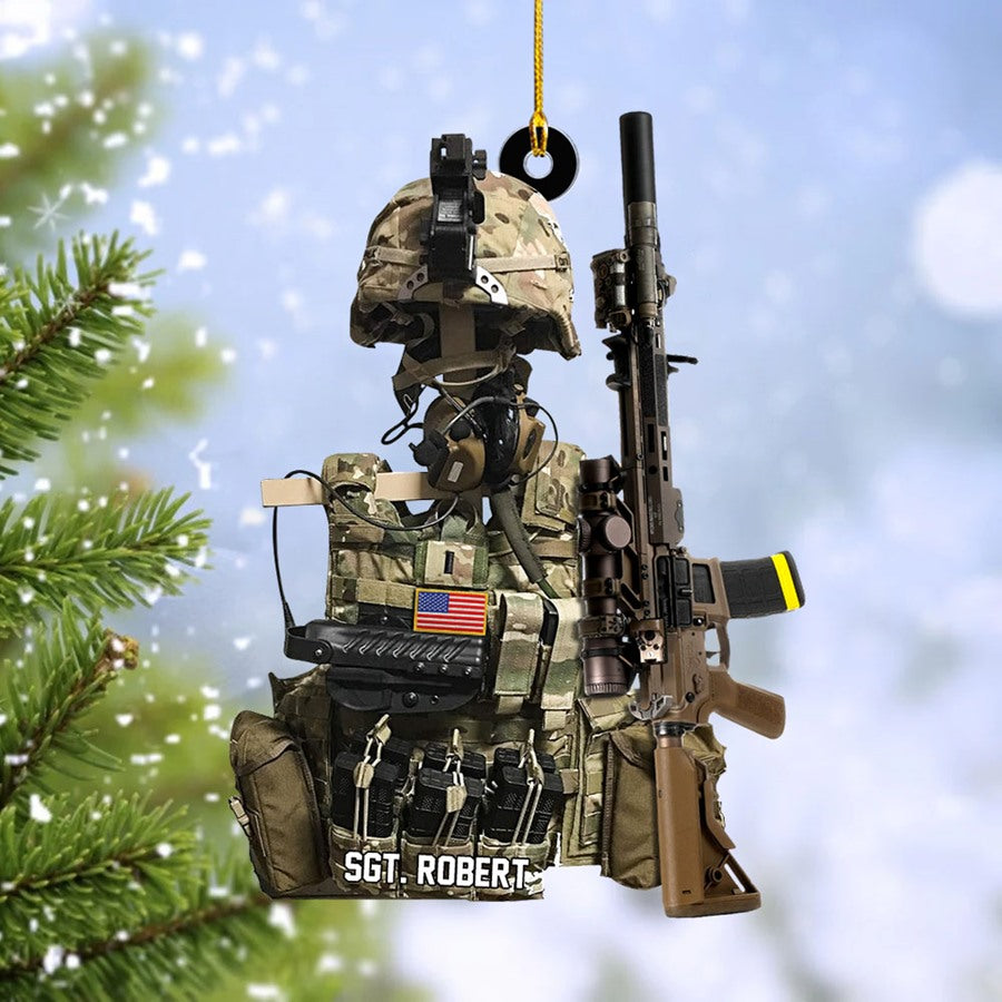gear stand military BattleReady Tactical Gear Stand Christmas Ornament Gift For Military V