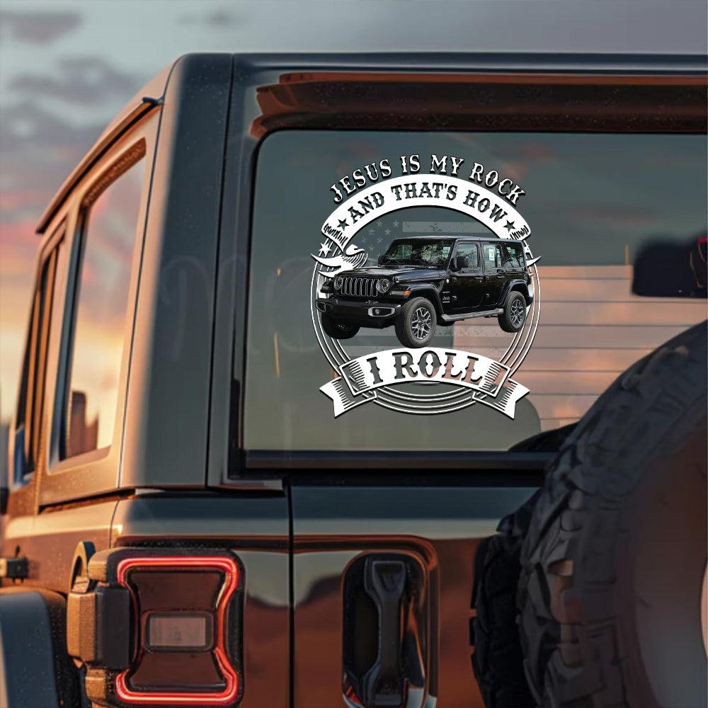 This Is How I Roll - Custom Car Decal - Gift For Car Lovers A2110