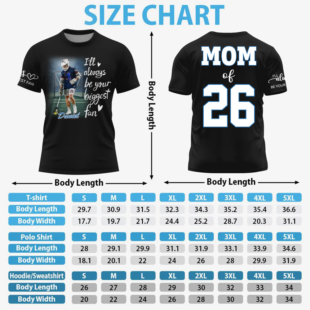 I'll Always Be Your Biggest Fan Personalized Gift For Lacrosse Family T1807