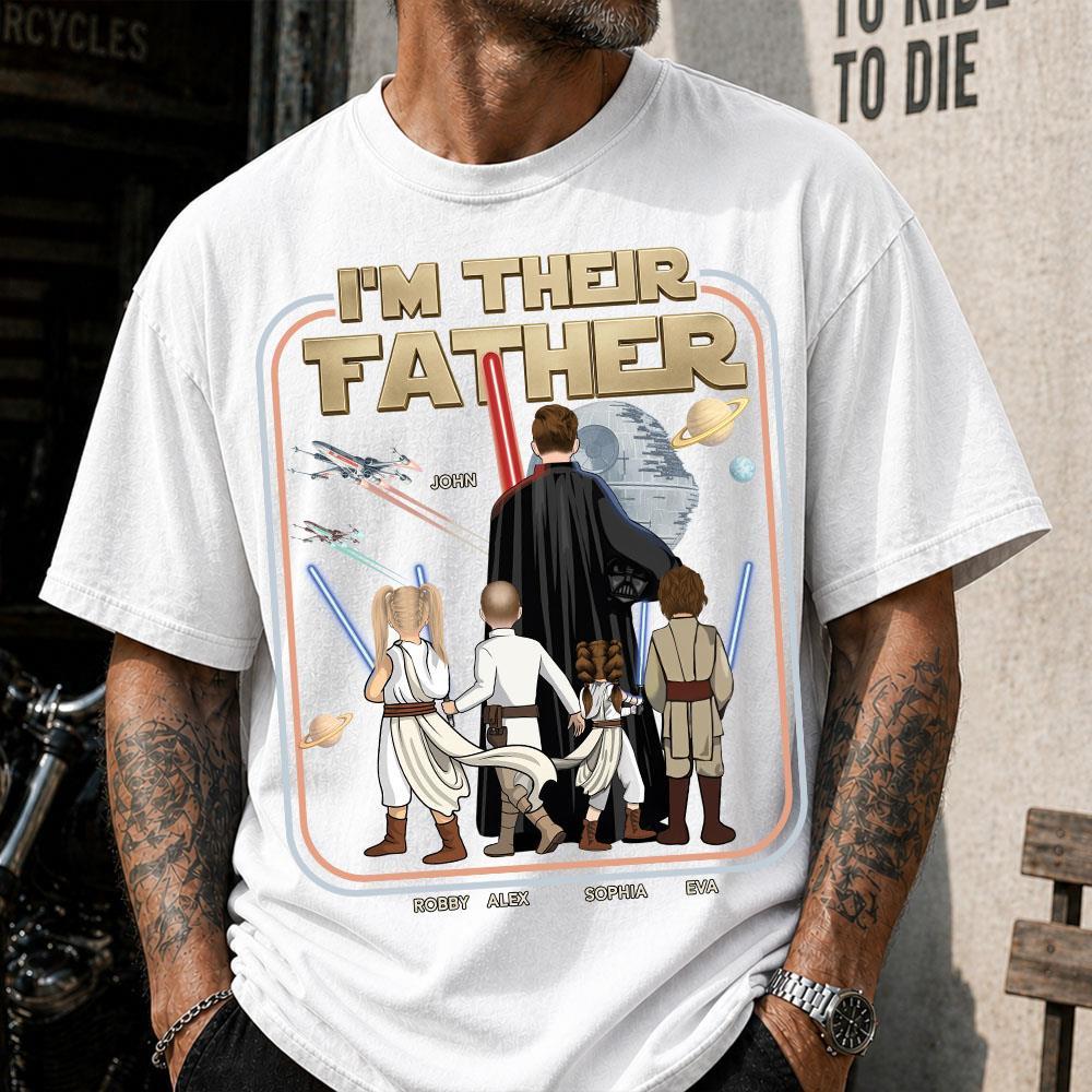 I'm Their Father - Personalized Shirt For Dad - Custom Gift For Father's Day A2110 Nh00