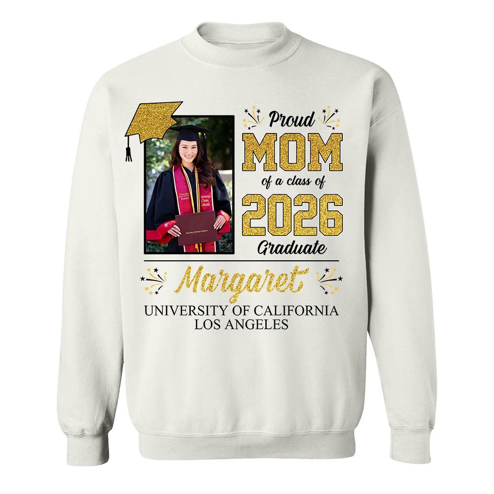 Personalized Graduation Shirts Custom Graduation Shirt Class of 2026 Family Gifts For Family Member Graduation Shirt Vr2 Na02 Hv01