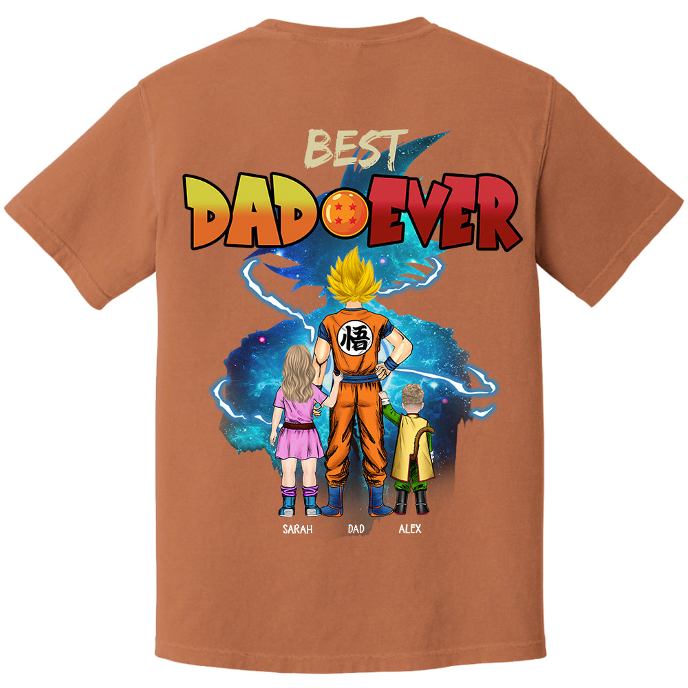 Best Dad Ever, Personalized Shirt, Dragon Dad Custom Shirt Gift For Father's Day T1807 Li29