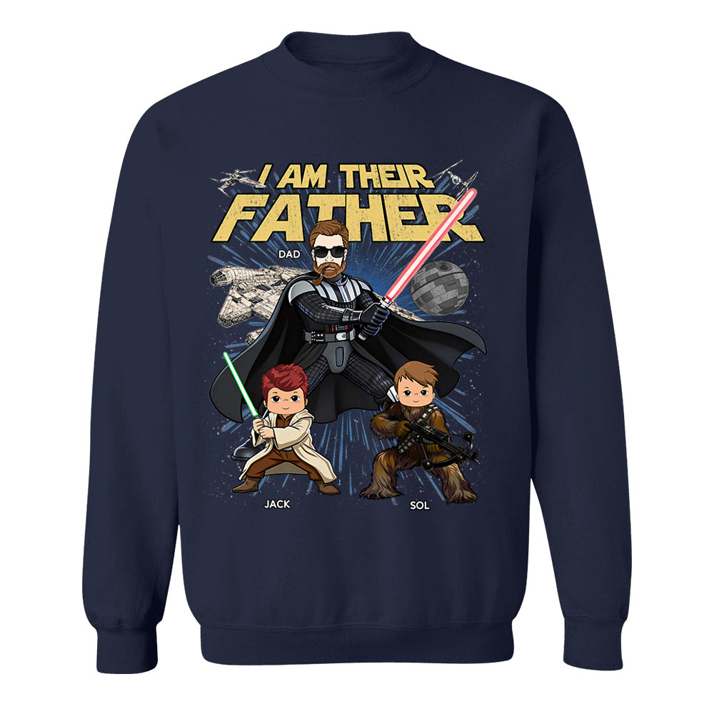 I Am Their Father  Personalized Vintage Style Shirt For Dad Father’s Day Gift T1807 T24