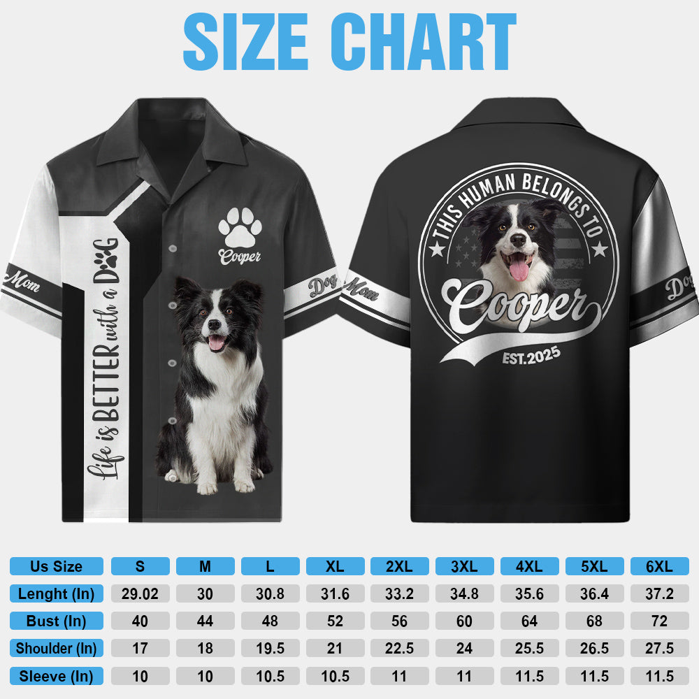 Custom Life Is Better With A Dog, Personalized Short Sleeve Silk Shirt Gift For Dog Lover New T1807 Pt99