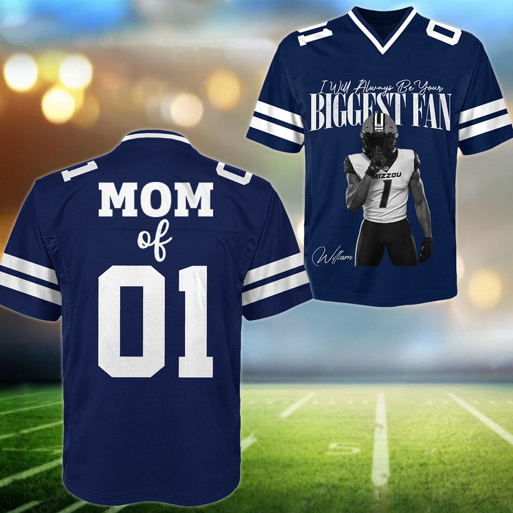 I'll Always Be Your Biggest Fan -  Retro Bootleg Jersey For Football Players NA04 Li29