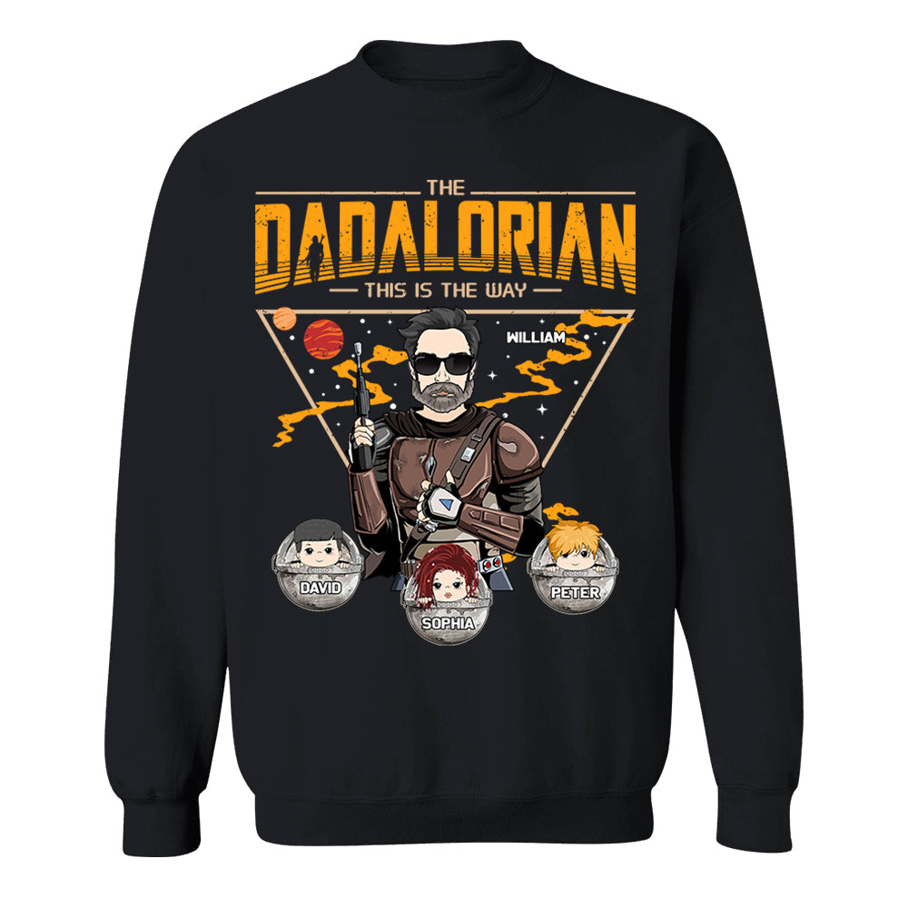 The Dadalorian This Is The Way - Personalized Shirt Gift For Dad DO98