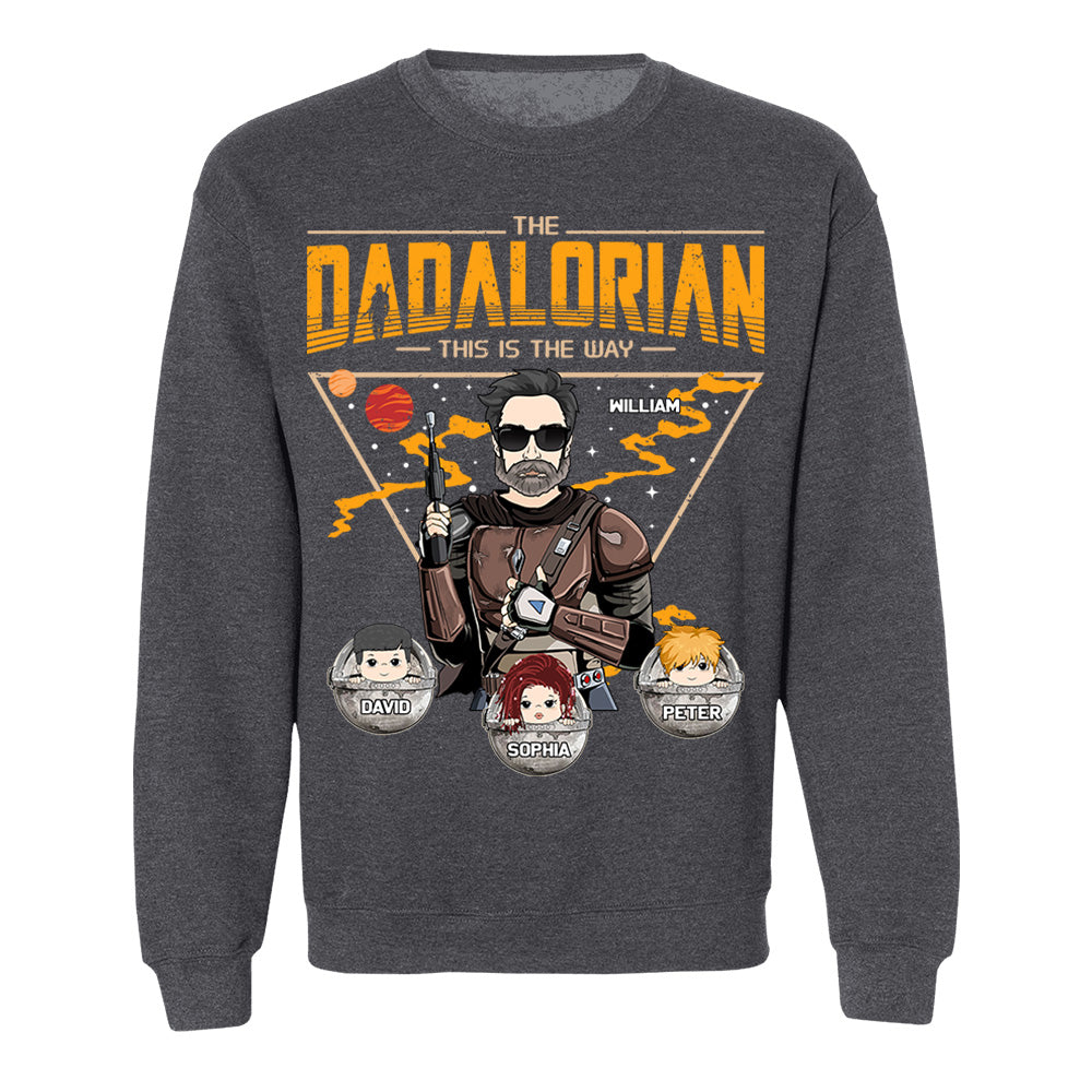 The Dadalorian This Is The Way - Personalized Shirt Gift For Dad DO98