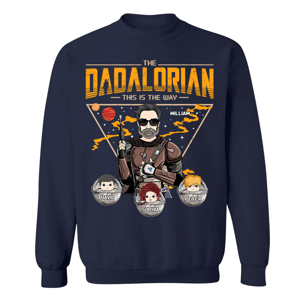 The Dadalorian This Is The Way - Personalized Shirt Gift For Dad DO98