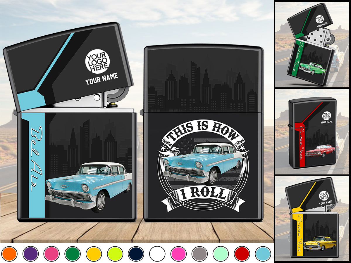 This Is How I Roll - Custom Photo Classic Car Lighter - Personalized Name Car Lighter K1702 Trhn