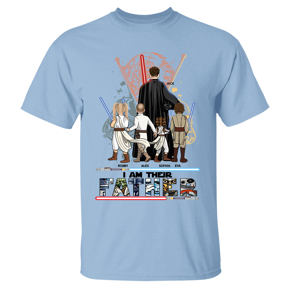Best Dad Ever - I Am Their Father Personalized Shirt Gift For Dad - Custom Father's Day Gift 2025 New Nh00