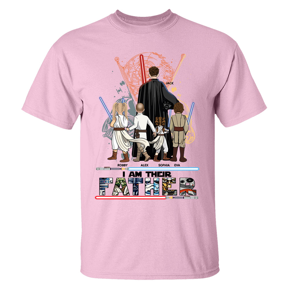 Best Dad Ever - I Am Their Father Personalized Shirt Gift For Dad - Custom Father's Day Gift 2025 New Nh00