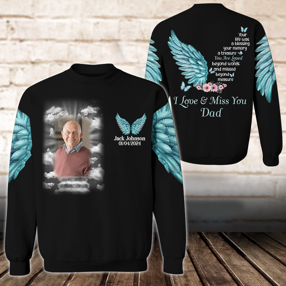 You Are Loved Beyond Words - Personalized Photo Memorial Shirt Pa00