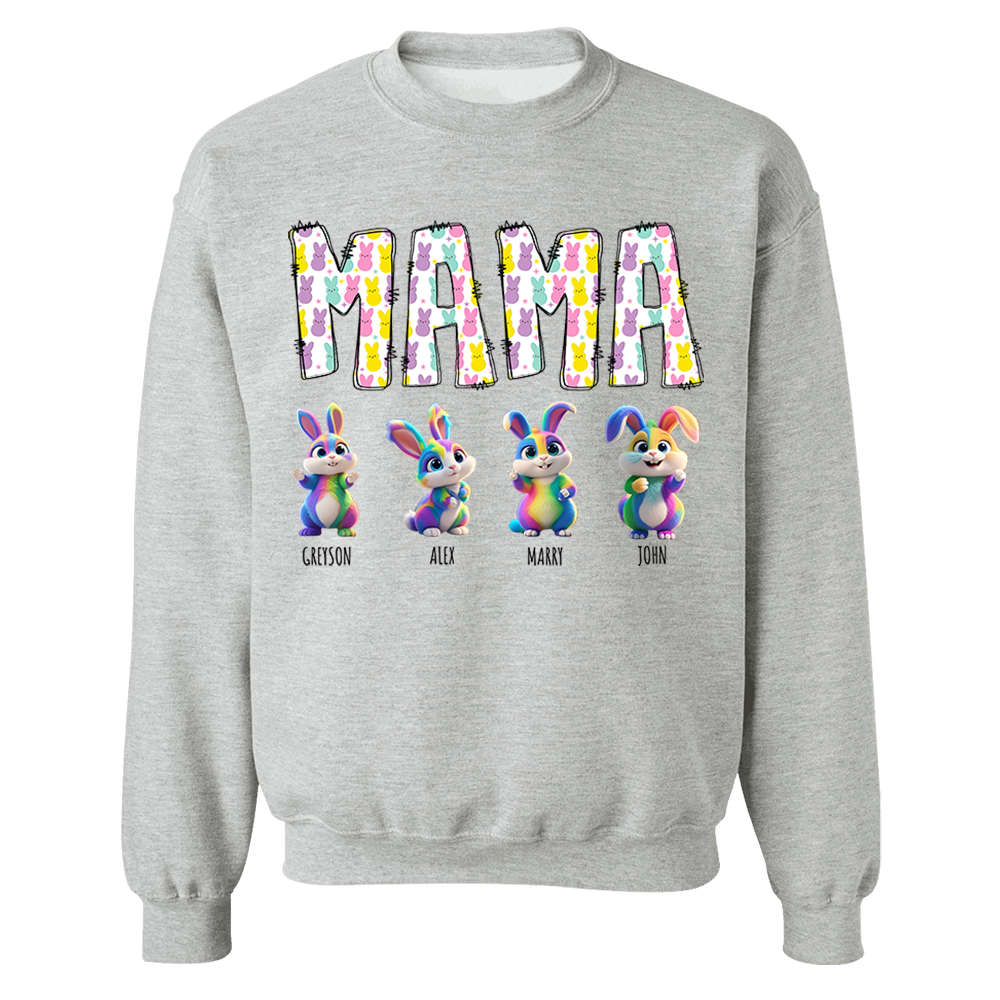 Mama Pepes - Personalized Grandma's Peeps Easter Day Shirt Pa00