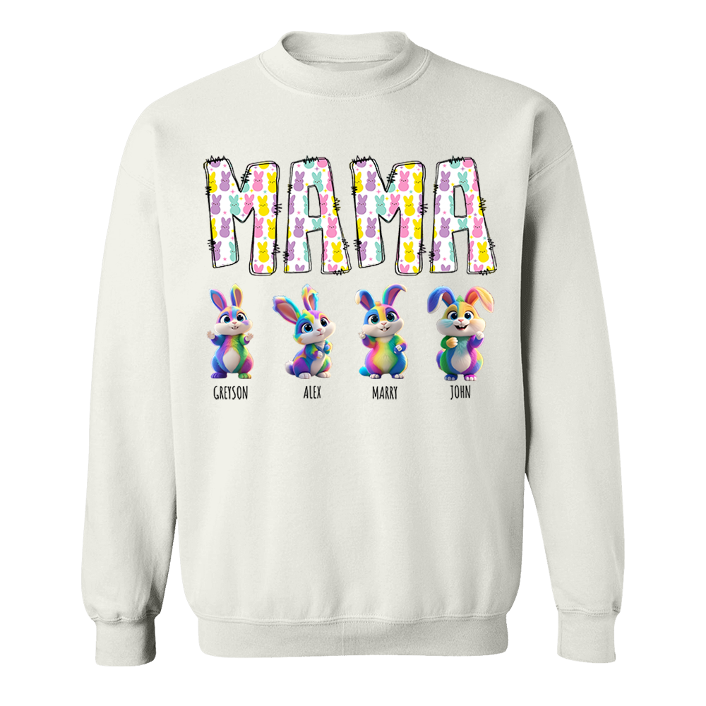 Mama Pepes - Personalized Grandma's Peeps Easter Day Shirt Pa00