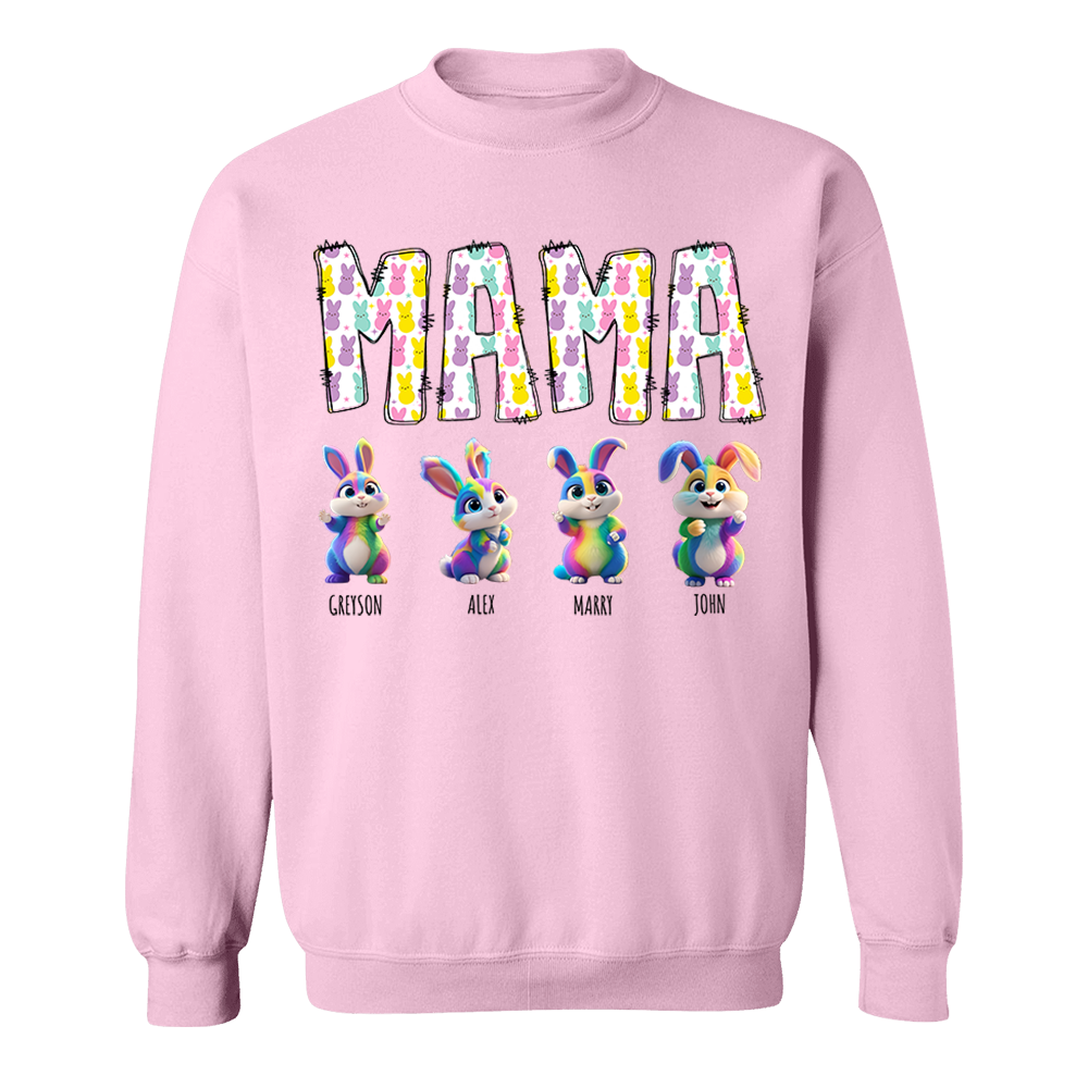Mama Pepes - Personalized Grandma's Peeps Easter Day Shirt Pa00