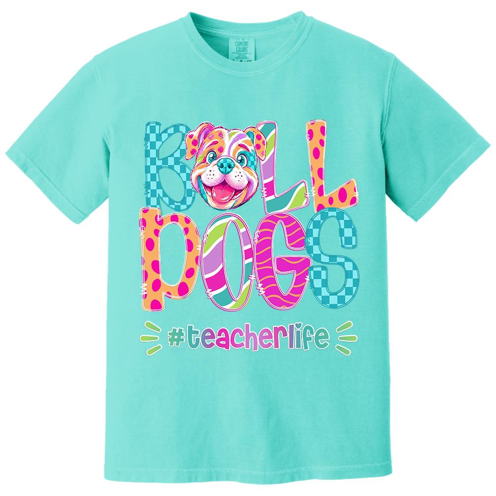 Personalized Mascot Spirit Shirt, Personalized School Spirit Tee, Colorful Team Name T-Shirt Hv01