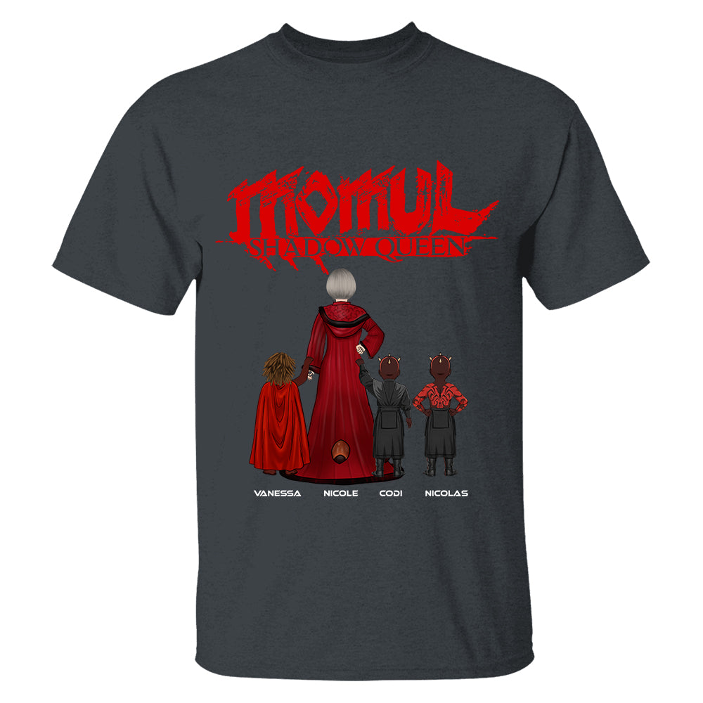 Personalized Momul Shadow Queen Shirt For Mom - Custom Mother's Day Gift 2026