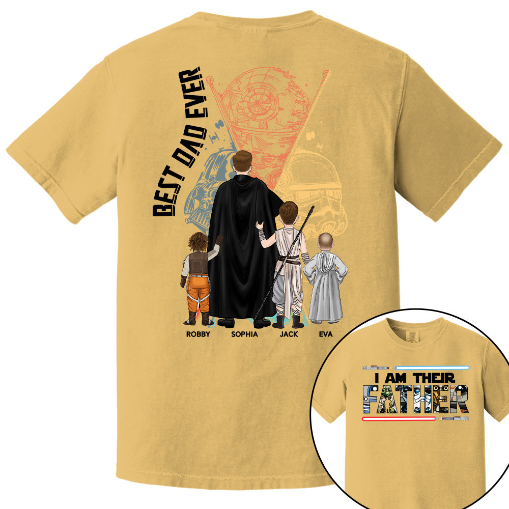 I Am Their Father - Personalized Shirt For Dad Grandpa Custom Clipart NA04 PT99