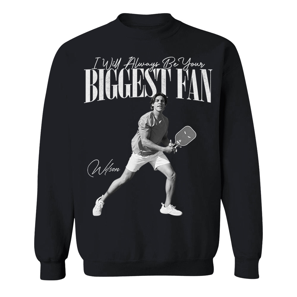 I'll Always Be Your Biggest Fan - Washed Tee Retro Bootleg Shirt For Pickleball Players NA02
