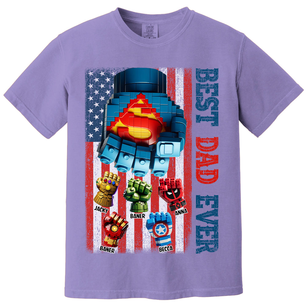 Best Dad Ever - Personalized Shirt Gift For Dad Tu20